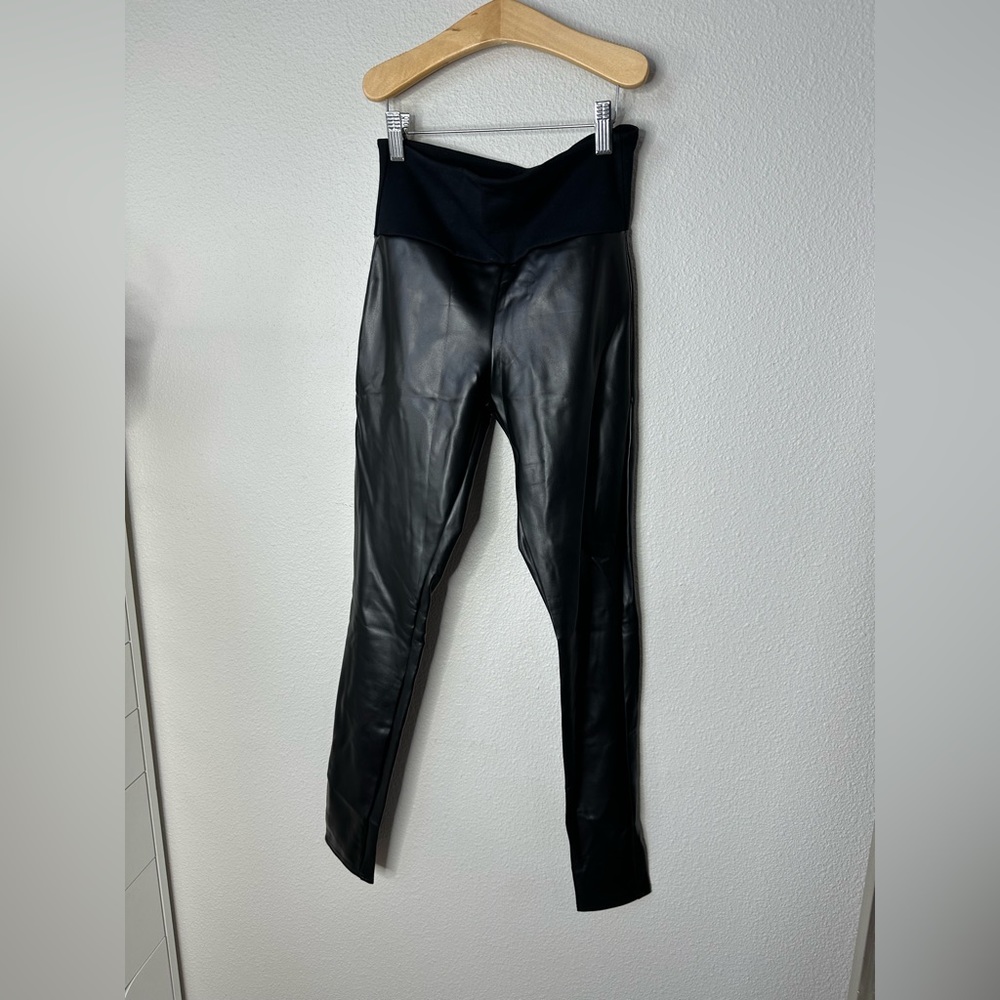 Spanx Faux Leather Tummy Control Small